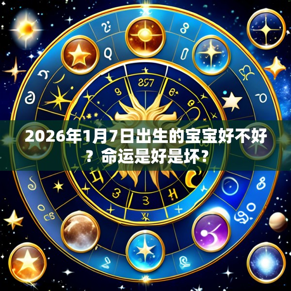 2026年1月7日出生的宝宝好不好？命运是好是坏？