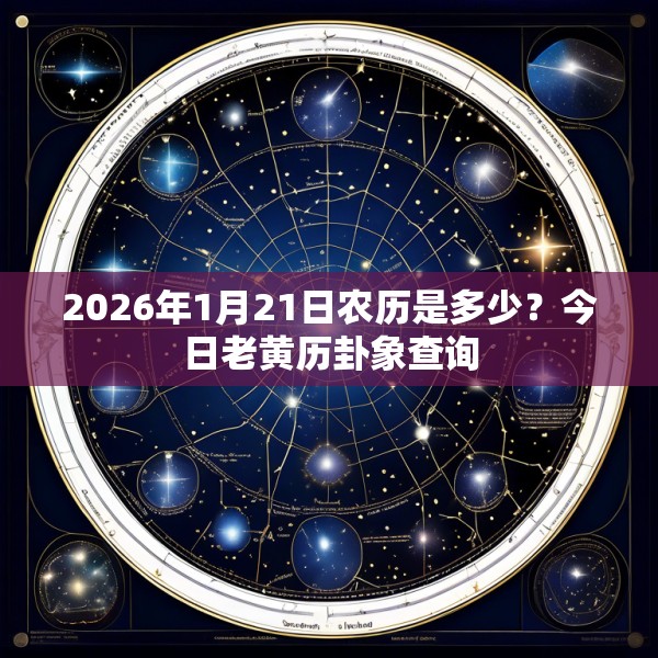 2026年1月21日农历是多少?今日老黄历卦象查询