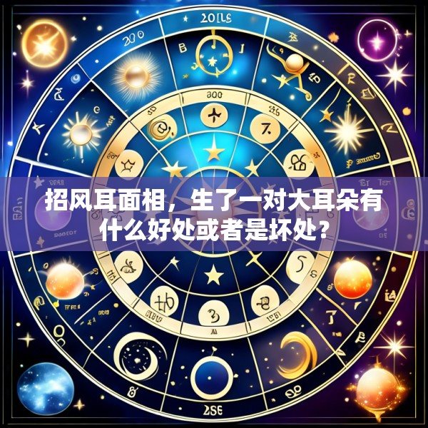 招风耳面相，生了一对大耳朵有什么好处或者是坏处？