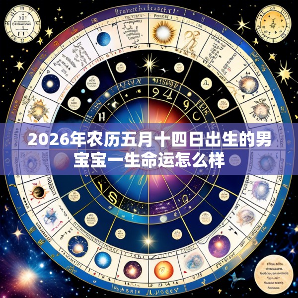 2026年农历五月十四日出生的男宝宝一生命运怎么样