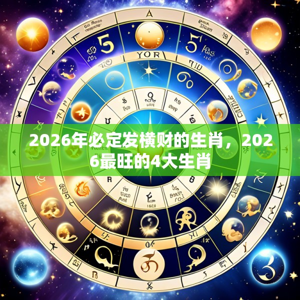 2026年必定发横财的生肖，2026最旺的4大生肖
