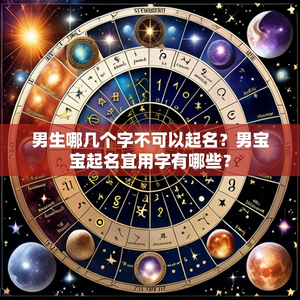 男生哪几个字不可以起名？男宝宝起名宜用字有哪些？