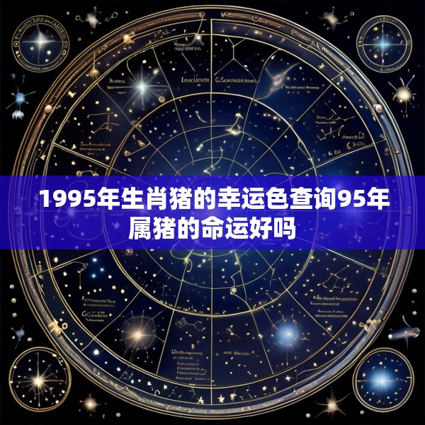 1995年生肖猪的幸运色查询95年属猪的命运好吗