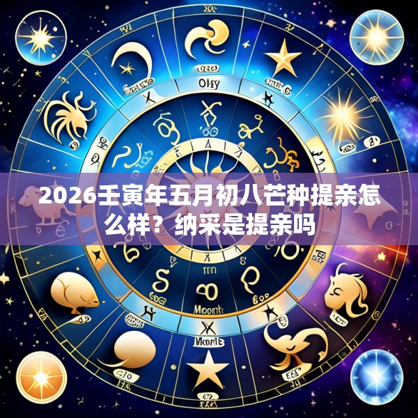 2026壬寅年五月初八芒种提亲怎么样?纳采是提亲吗