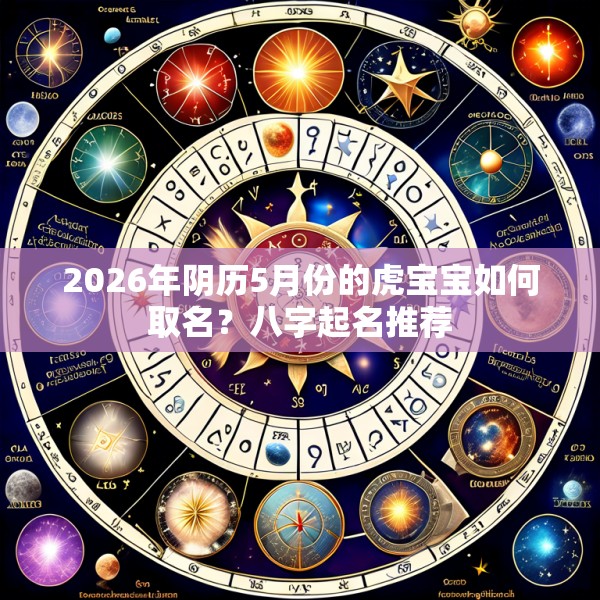 2026年阴历5月份的虎宝宝如何取名？八字起名推荐