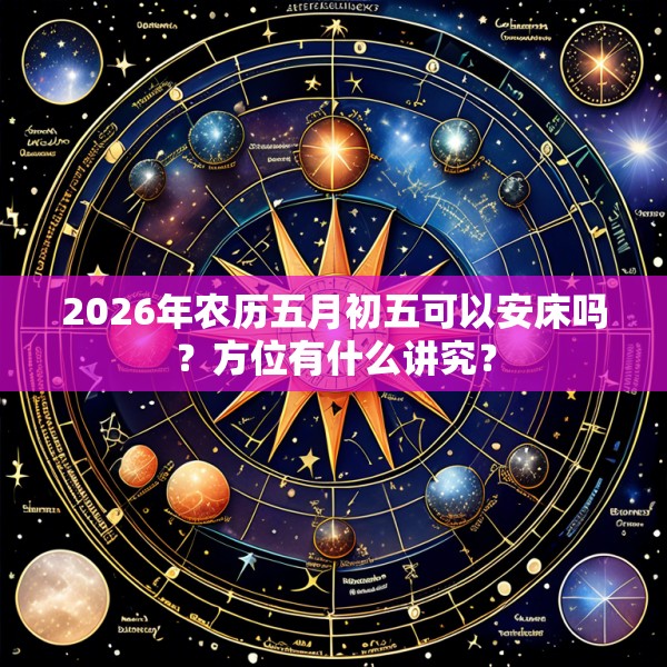 2026年农历五月初五可以安床吗?方位有什么讲究?