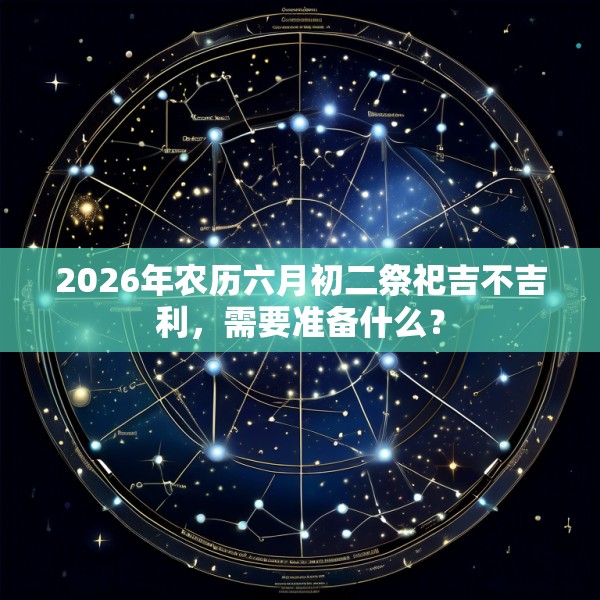 2026年农历六月初二祭祀吉不吉利,需要准备什么?