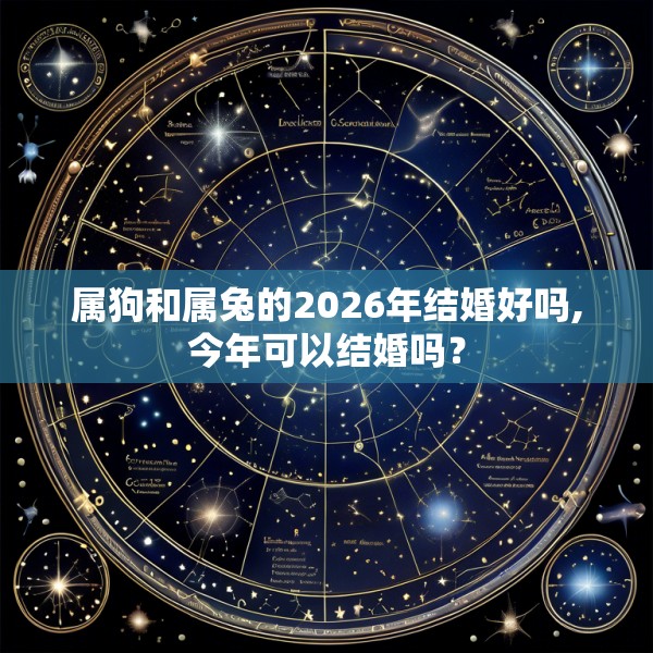 属狗和属兔的2026年结婚好吗,今年可以结婚吗？