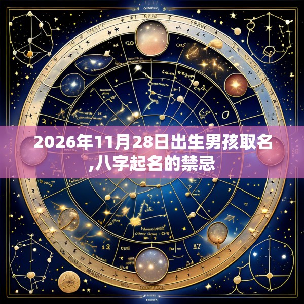 2026年11月28日出生男孩取名,八字起名的禁忌