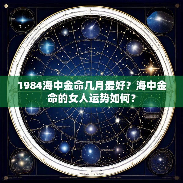 1984海中金命几月最好？海中金命的女人运势如何？