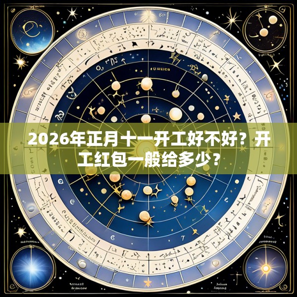 2026年正月十一开工好不好？开工红包一般给多少？