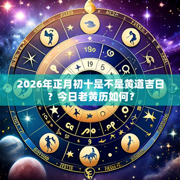 2026年正月初十是不是黄道吉日?今日老黄历如何?