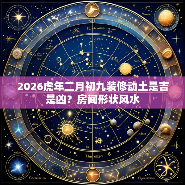 2026虎年二月初九装修动土是吉是凶？房间形状风水