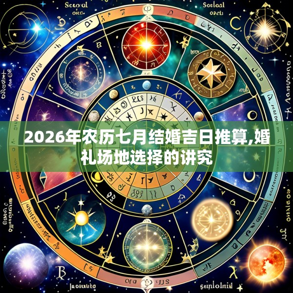 2026年农历七月结婚吉日推算,婚礼场地选择的讲究
