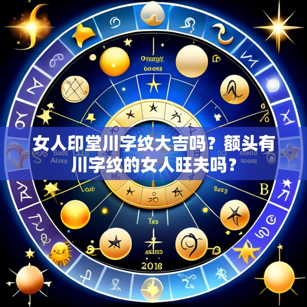 女人印堂川字纹大吉吗？额头有川字纹的女人旺夫吗？