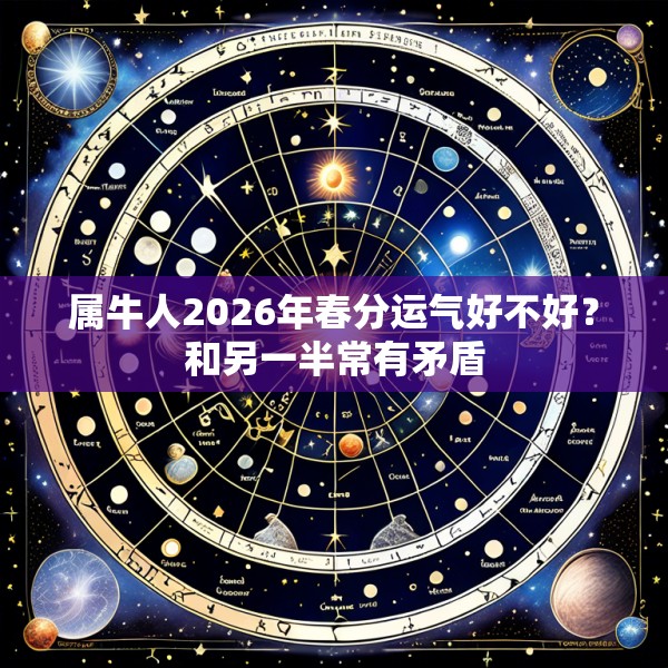属牛人2026年春分运气好不好？和另一半常有矛盾