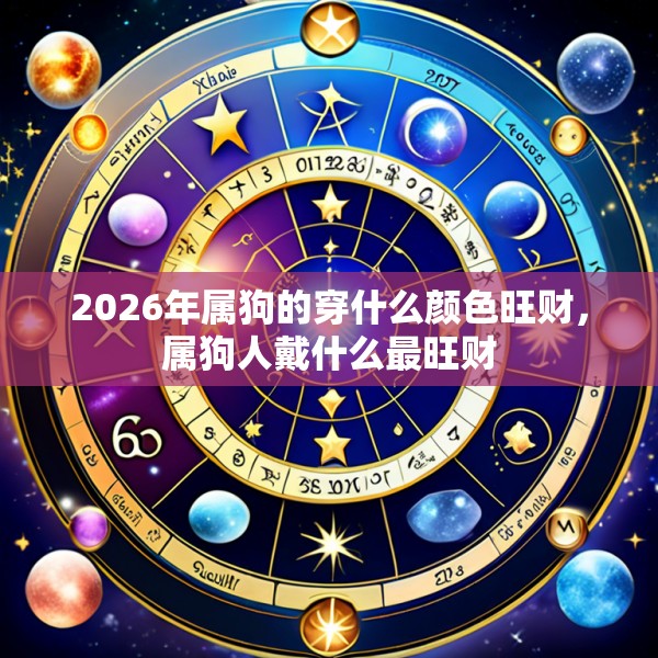 2026年属狗的穿什么颜色旺财,属狗人戴什么最旺财