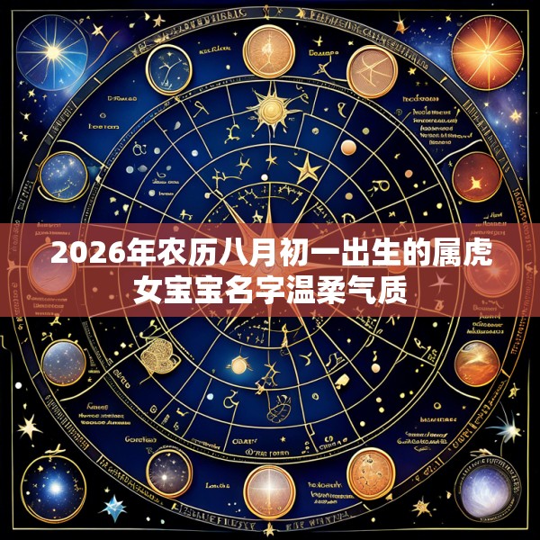 2026年农历八月初一出生的属虎女宝宝名字温柔气质