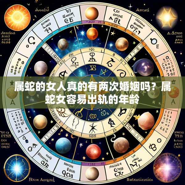 属蛇的女人真的有两次婚姻吗？属蛇女容易出轨的年龄