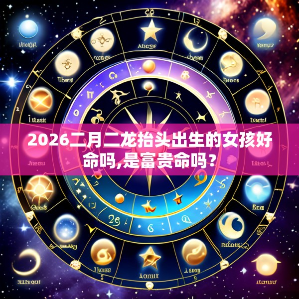 2026二月二龙抬头出生的女孩好命吗,是富贵命吗？