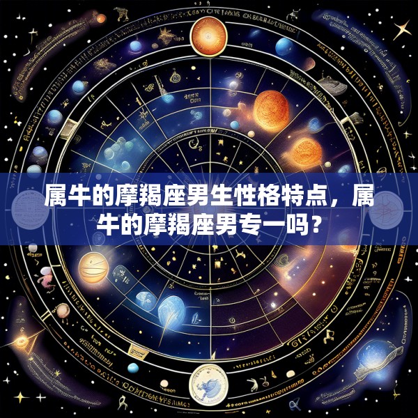 属牛的摩羯座男生性格特点，属牛的摩羯座男专一吗？