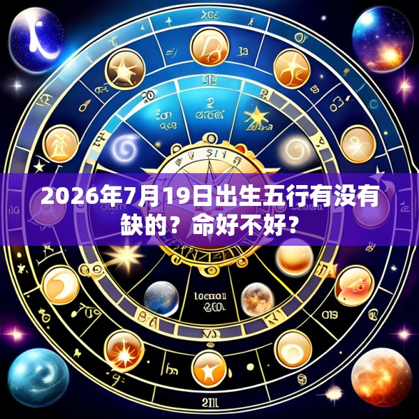 2026年7月19日出生五行有没有缺的？命好不好？