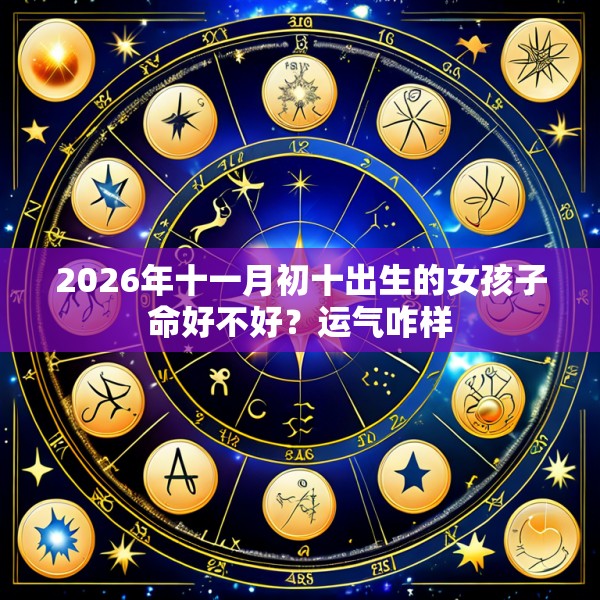 2026年十一月初十出生的女孩子命好不好？运气咋样
