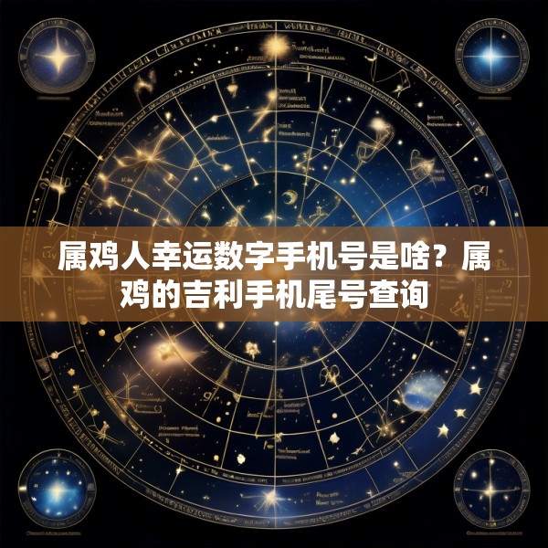 属鸡人幸运数字手机号是啥？属鸡的吉利手机尾号查询