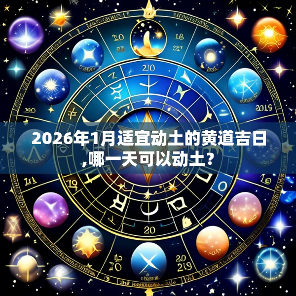 2026年1月适宜动土的黄道吉日,哪一天可以动土?