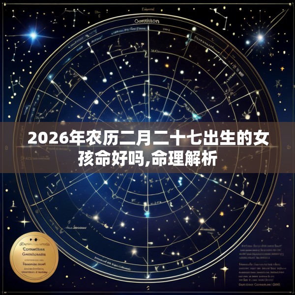 2026年农历二月二十七出生的女孩命好吗,命理解析