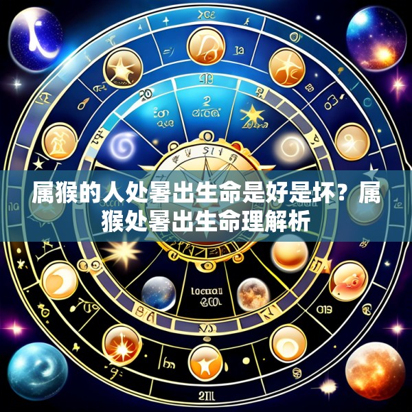 属猴的人处暑出生命是好是坏?属猴处暑出生命理解析