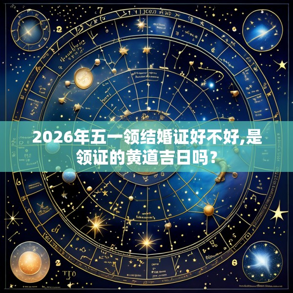 2026年五一领结婚证好不好,是领证的黄道吉日吗？