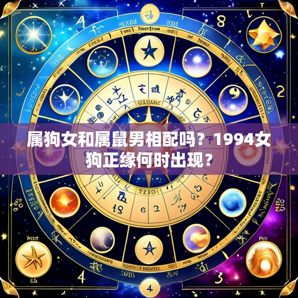 属狗女和属鼠男相配吗？1994女狗正缘何时出现？