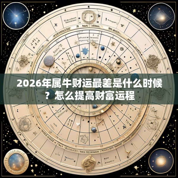 2026年属牛财运最差是什么时候？怎么提高财富运程