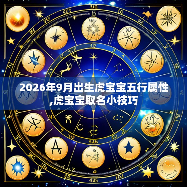 2026年9月出生虎宝宝五行属性,虎宝宝取名小技巧