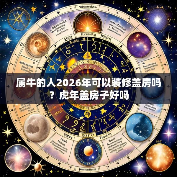 属牛的人2026年可以装修盖房吗？虎年盖房子好吗
