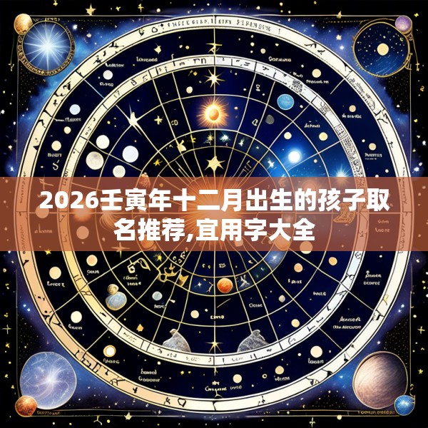 2026壬寅年十二月出生的孩子取名推荐,宜用字大全