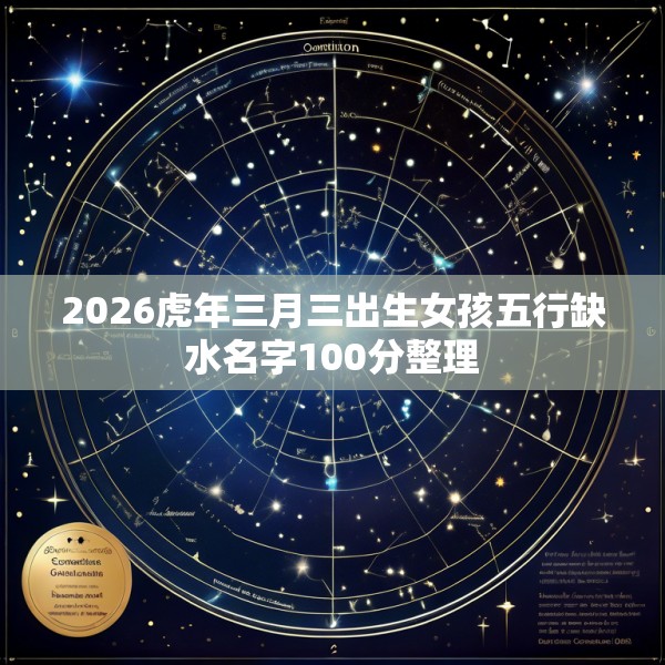 2026虎年三月三出生女孩五行缺水名字100分整理