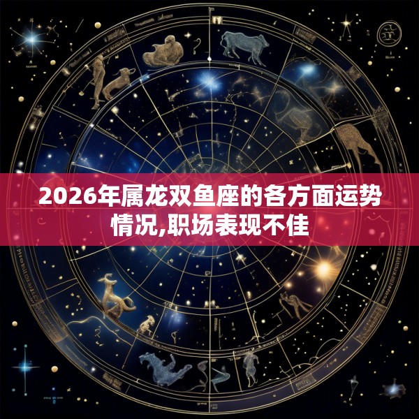 2026年属龙双鱼座的各方面运势情况,职场表现不佳
