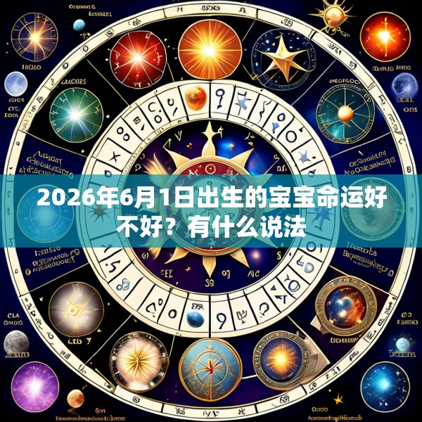 2026年6月1日出生的宝宝命运好不好?有什么说法