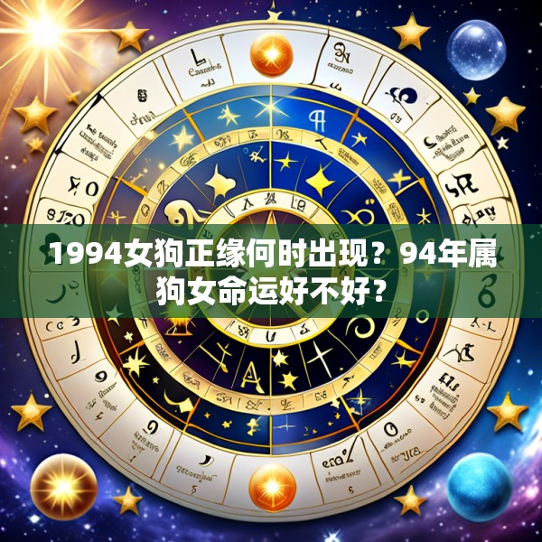 1994女狗正缘何时出现？94年属狗女命运好不好？