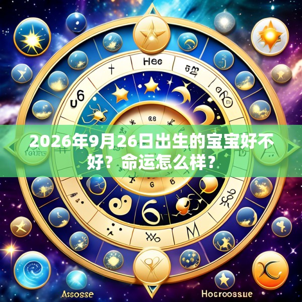 2026年9月26日出生的宝宝好不好？命运怎么样？