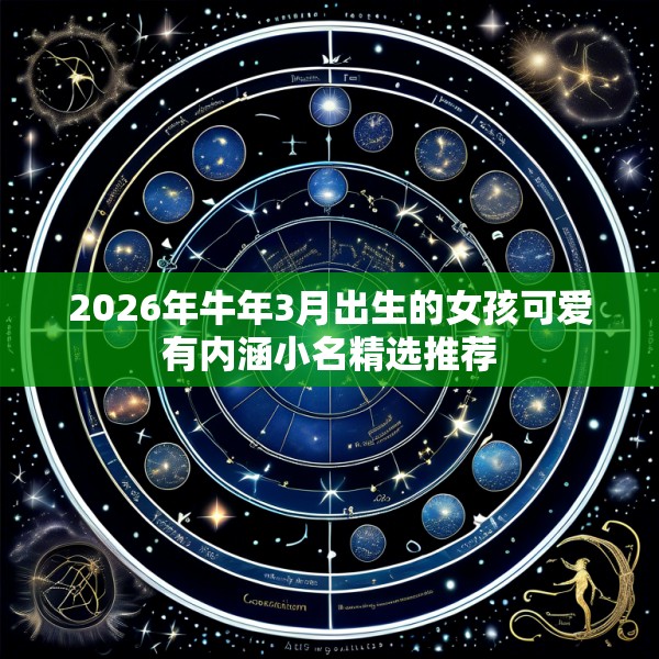 2026年牛年3月出生的女孩可爱有内涵小名精选推荐