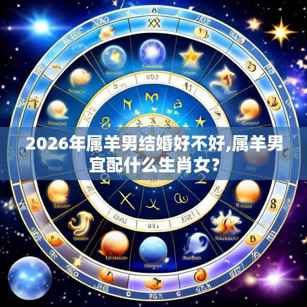 2026年属羊男结婚好不好,属羊男宜配什么生肖女?