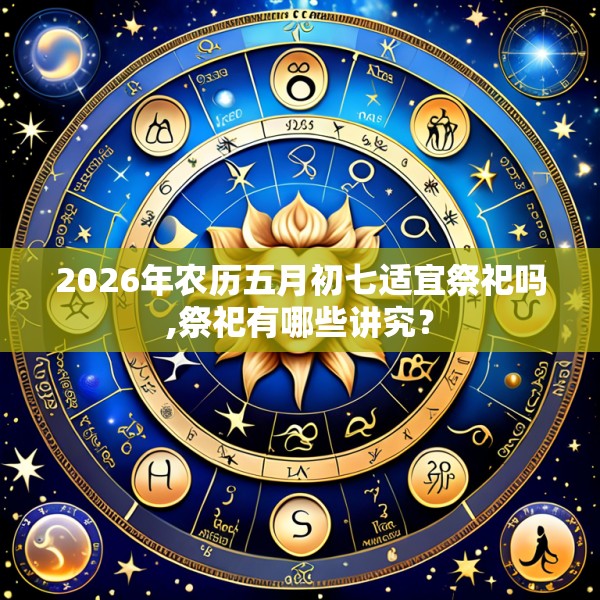 2026年农历五月初七适宜祭祀吗,祭祀有哪些讲究？