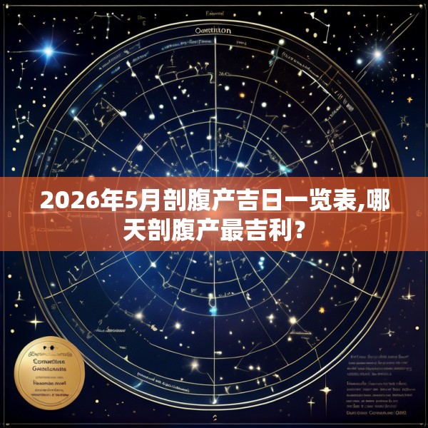 2026年5月剖腹产吉日一览表,哪天剖腹产最吉利?