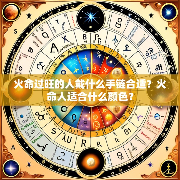 火命过旺的人戴什么手链合适？火命人适合什么颜色？