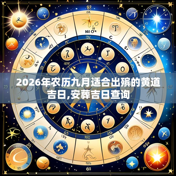 2026年农历九月适合出殡的黄道吉日,安葬吉日查询