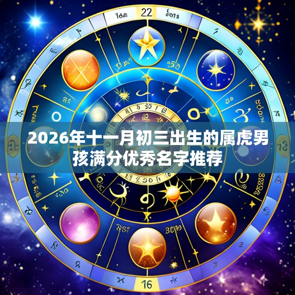 2026年十一月初三出生的属虎男孩满分优秀名字推荐