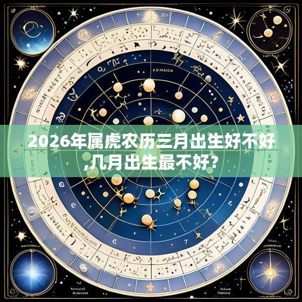2026年属虎农历三月出生好不好,几月出生最不好?